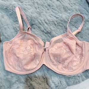 Curvy Couture Blushing Rose Underwire Lace Bra NWOT Size 34G